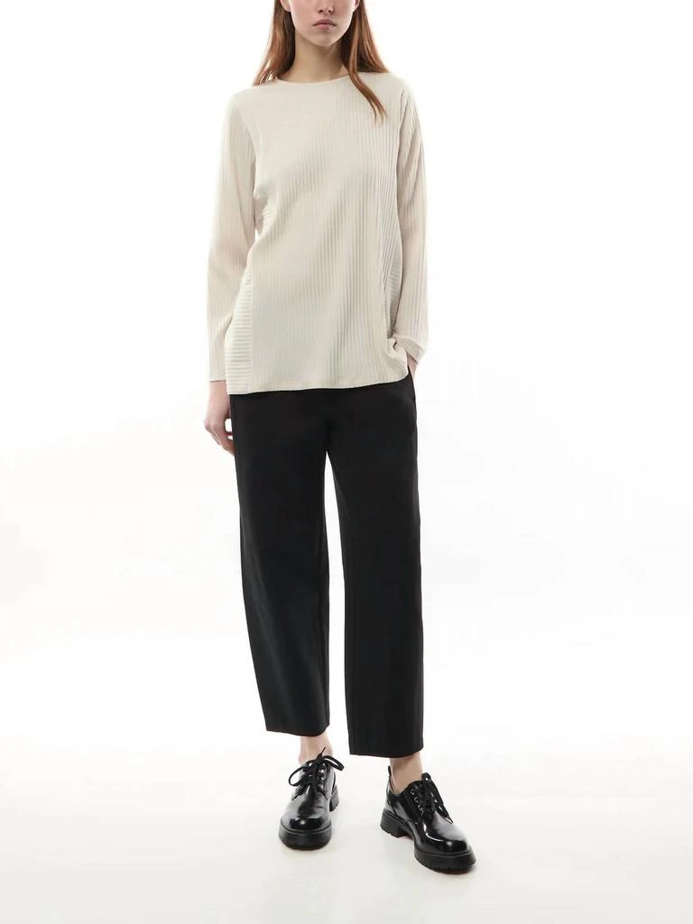 Eileen Fisher Eileen Fisher - Round Neck Tunic Long Sleeve Top 3