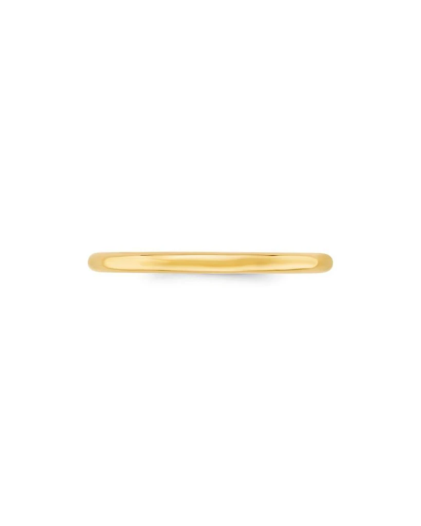 Bloomingdale's Men's 2mm Comfort Fit Band Ring in 14K Yellow Gold 4