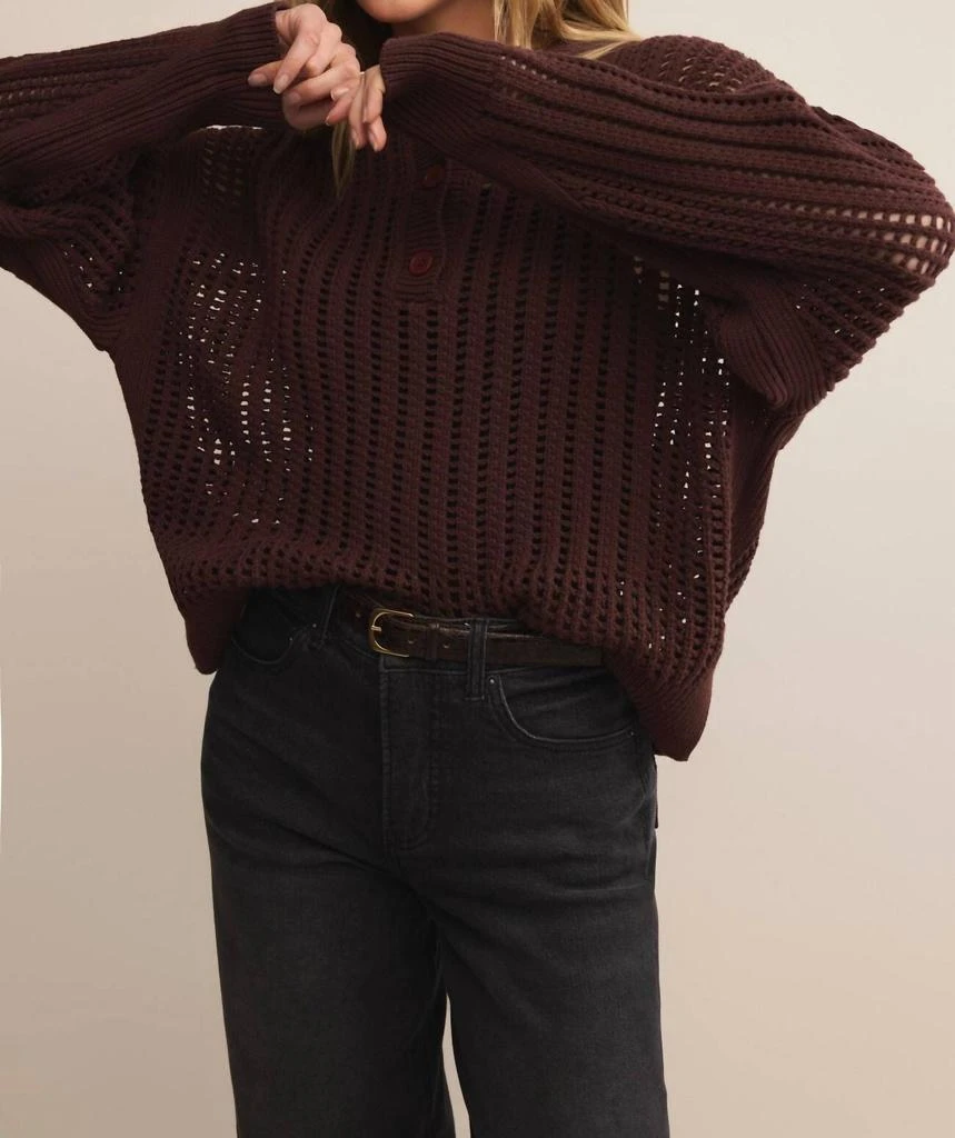 Z Supply Z Supply - Looking Glass Polo Sweater 4