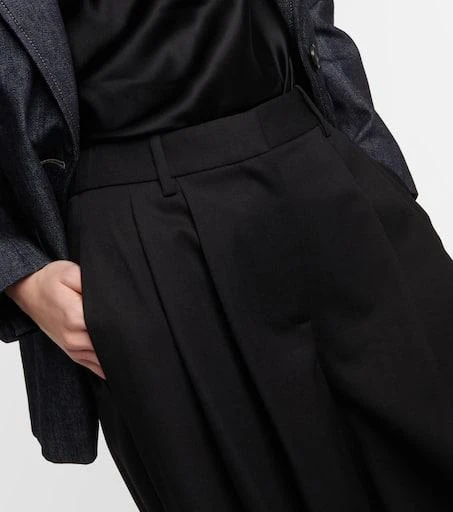 Nili Lotan Dillon wide-leg virgin wool pants 4
