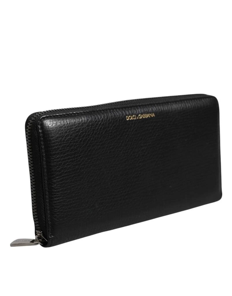 Dolce 
Gabbana Calfskin Leather Logo Zip Around Continental Men
s Wallet 2