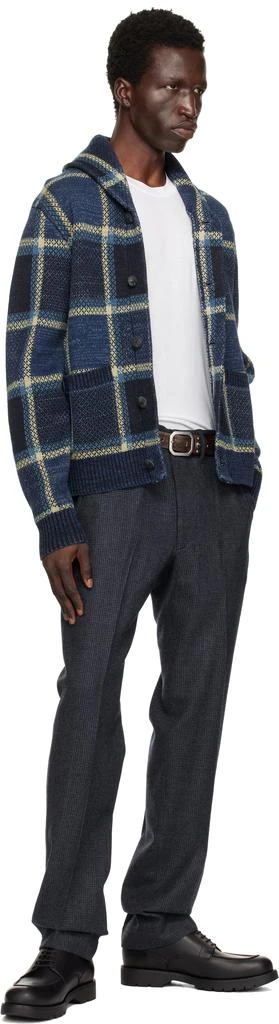 RRL Navy Houndstooth Officer’s Trousers 5