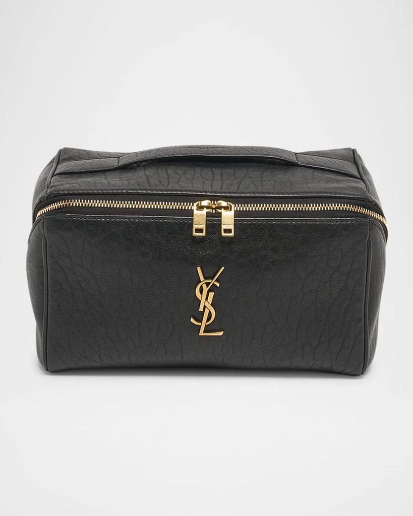 Yves Saint Laurent YSL Vanity Case in Grained Leather 1