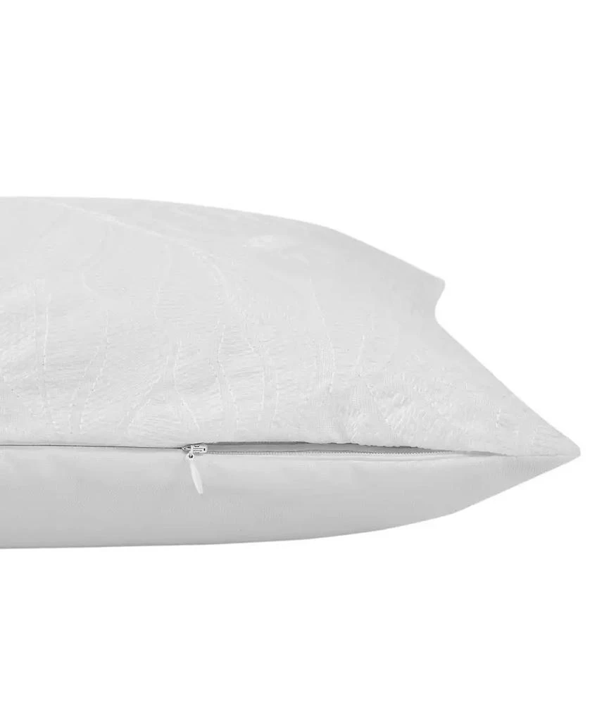 Tommy Bahama Island Estate Embroidered Leaf Decorative Pillow, 15" x 20" 5