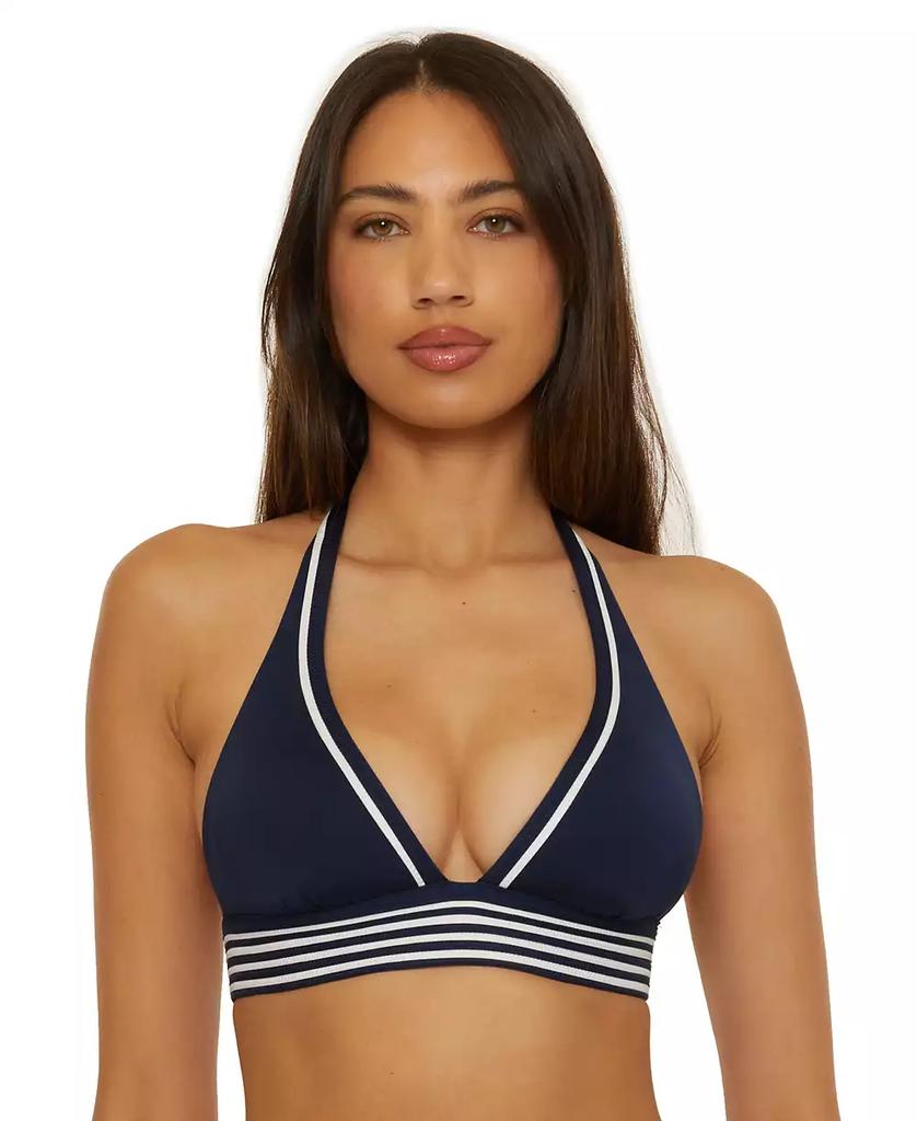 Trina Turk Women's Monaco Pleated Halter Bikini Top