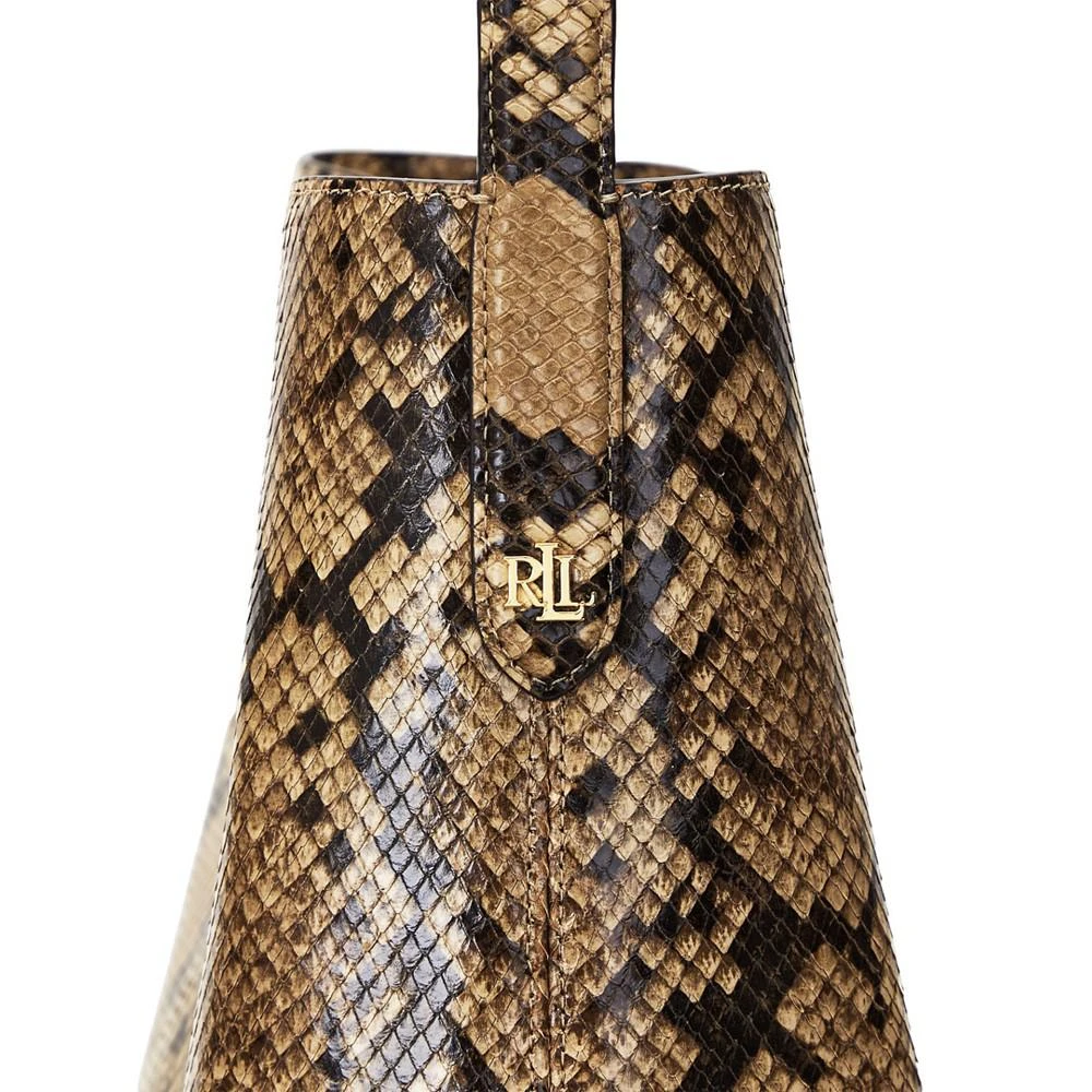 Lauren Ralph Lauren Faux-Snakeskin Leather Large Kassie Shoulder Bag 3