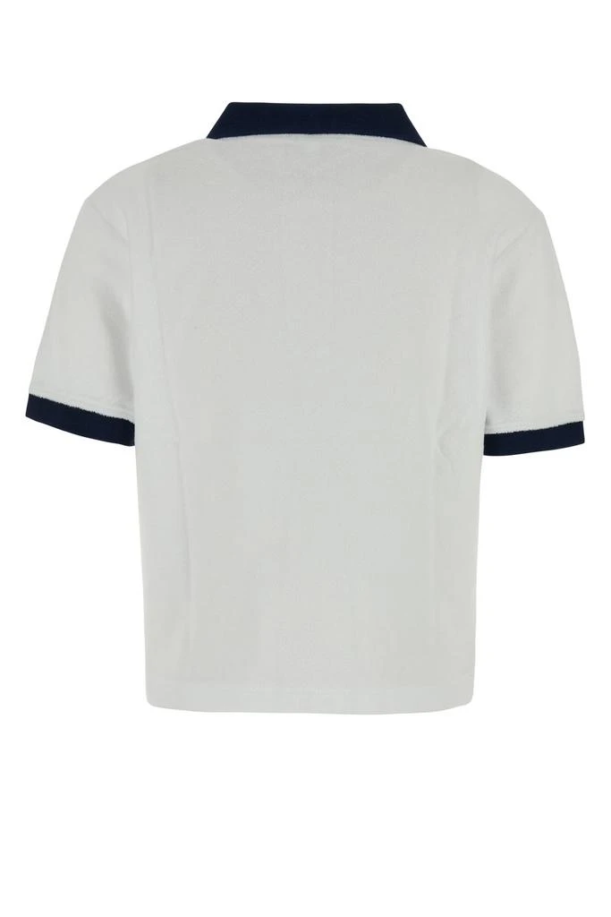 Sporty & Rich Sporty & Rich Logo Detailed Short Sleeved Polo Top 2