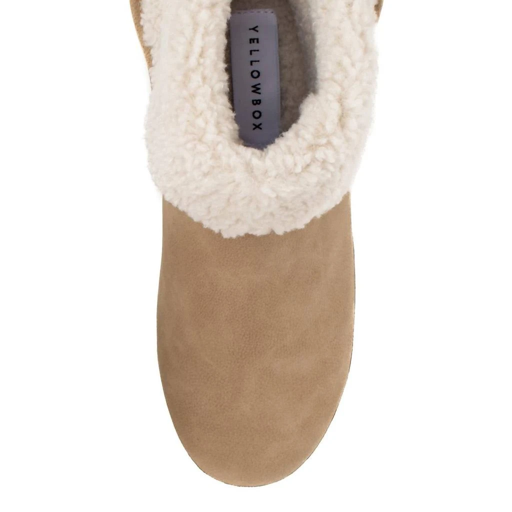Yellow Box Women's Melisa Wedge Sneaker Boot In Sand 4