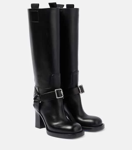 Burberry Stirrup leather knee-high boots 1