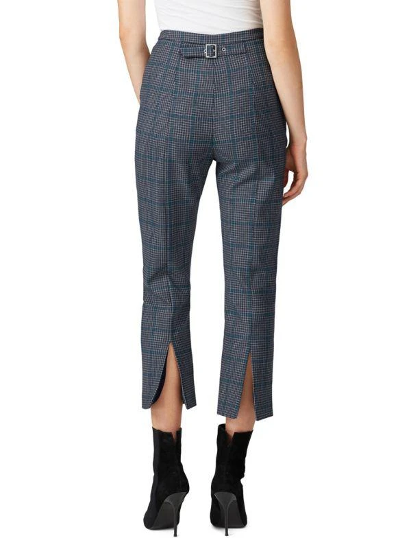 Jonathan Simkhai Glen Plaid Wool Blend Pants 2