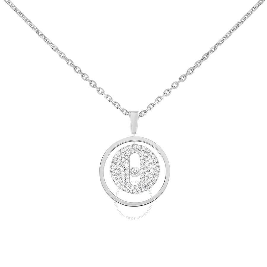 Messika Lucky Move 18k White Gold Diamond Necklace