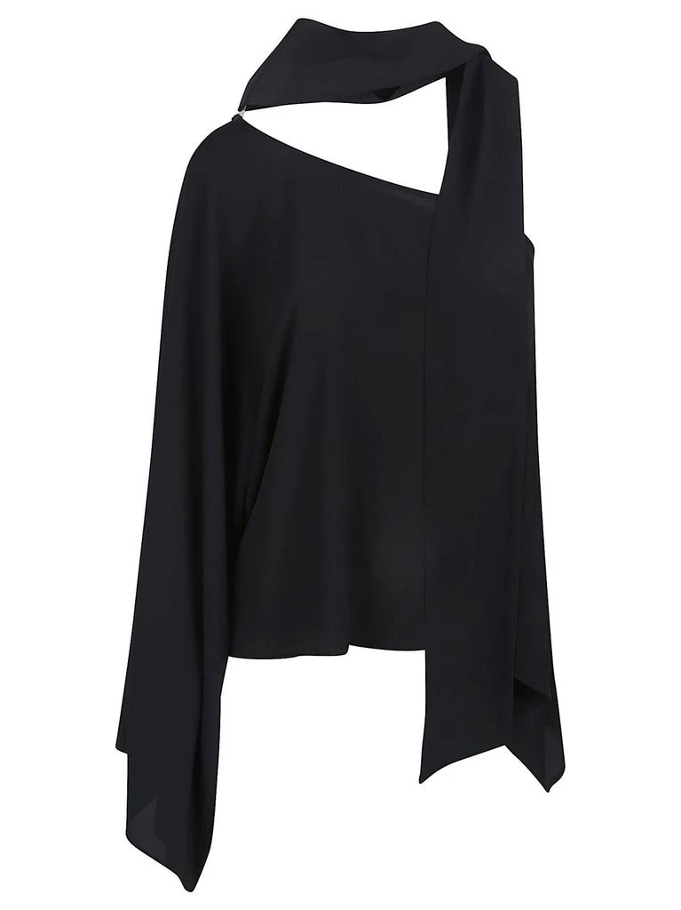 FEDERICA TOSI Federica Tosi Asymmetric Scarf Top 1