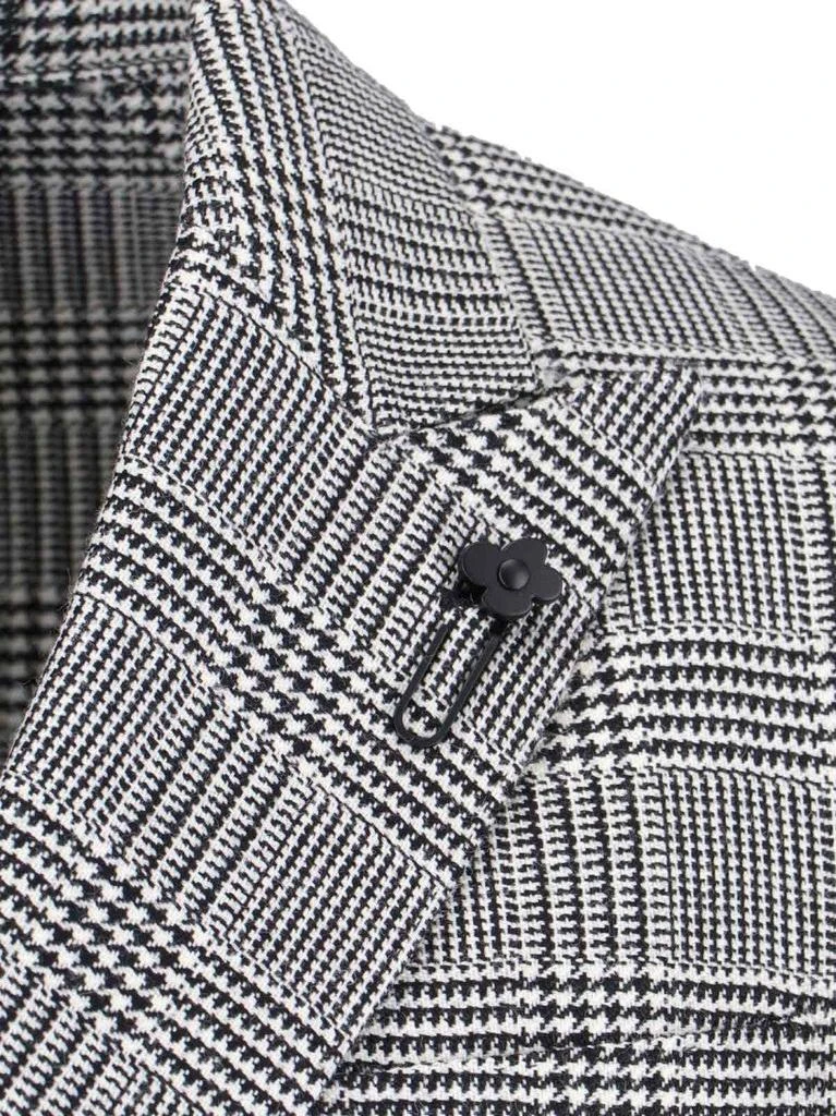 LARDINI Double-Breasted Blazer – Grey Check 4