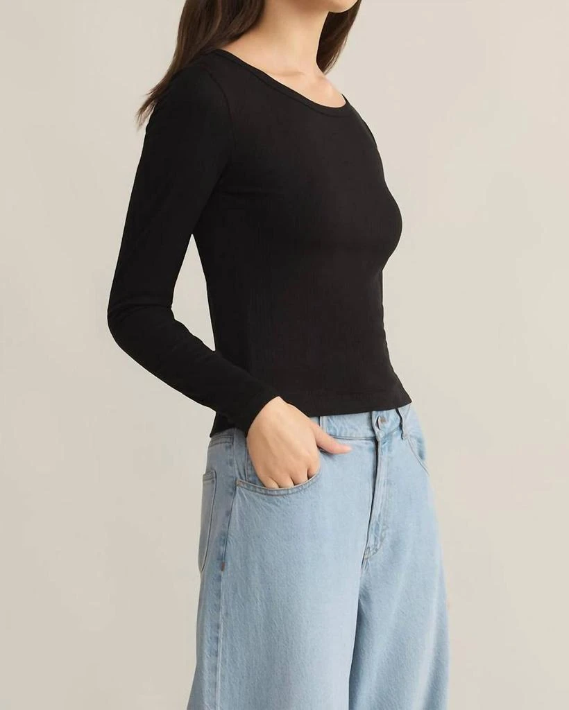 Z Supply Z Supply - Infinity Fitted Long Sleeve Top 3