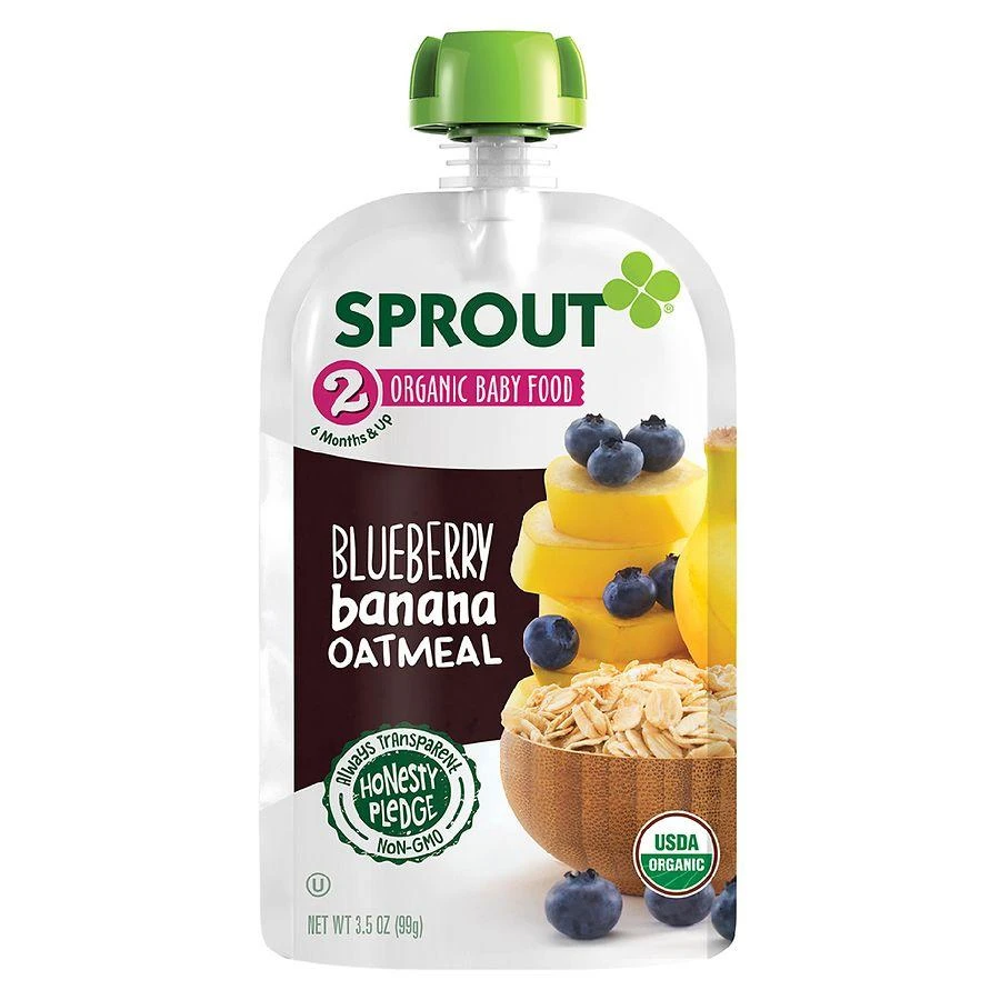 Sprout Stage 2 Oatmeal Blueberry Banana 1