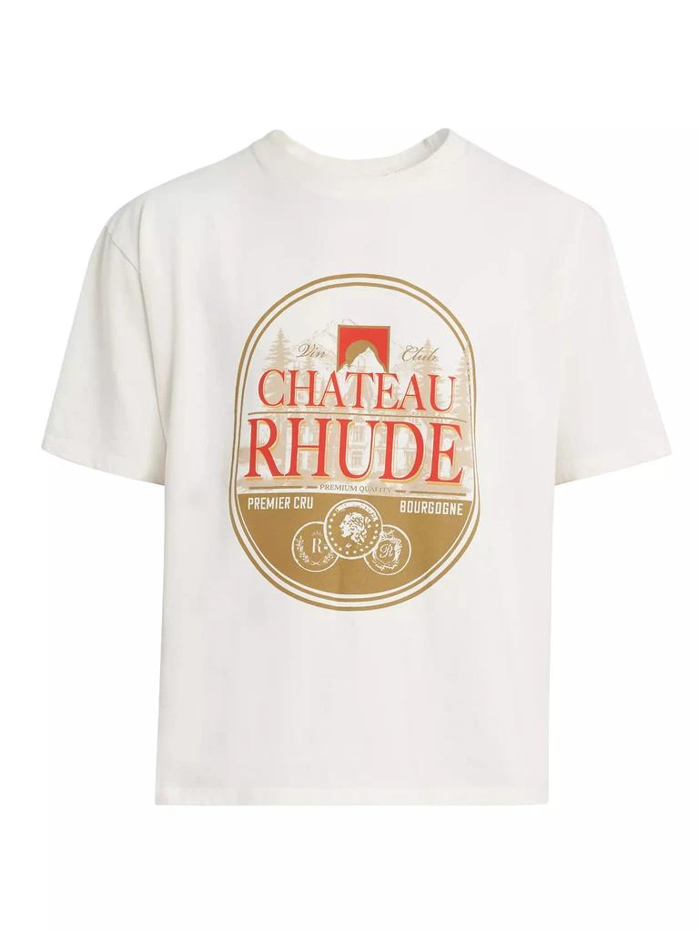 Rhude Premier Cru Logo Cotton T-Shirt 1