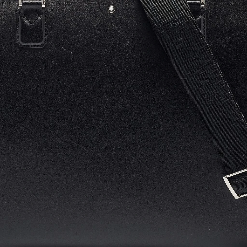 MontBlanc Montblanc Black Leather Meisterstuck Briefcase 5