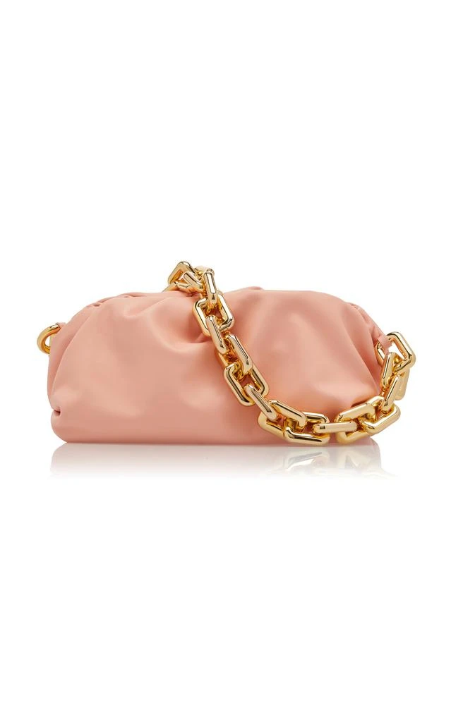 Bottega Veneta Bottega Veneta - The Chain Pouch Leather Clutch - Pink - OS - Moda Operandi 1