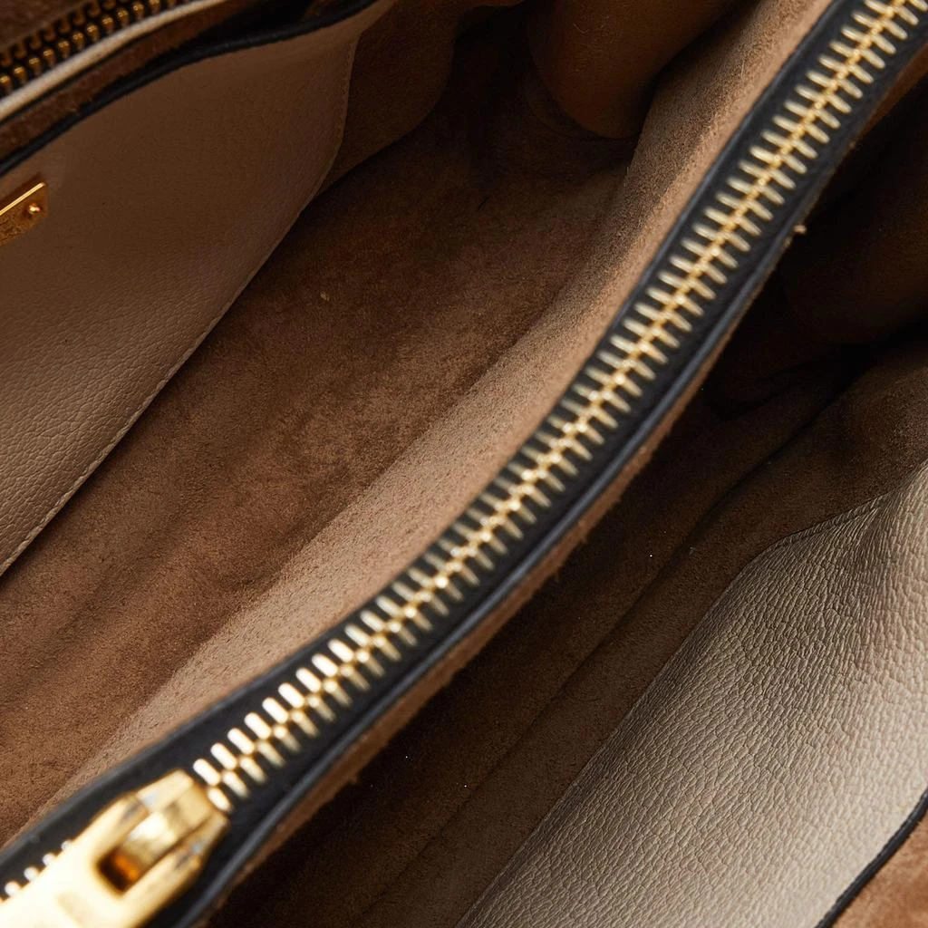 Miu Miu Miu Miu Beige Leather Push Lock Tote 8
