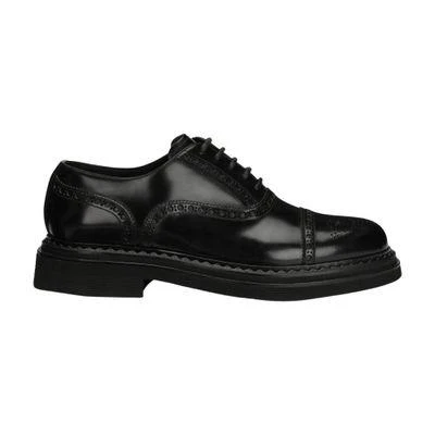 Dolce & Gabbana Brushed Calf Leather Oxford Shoes 1