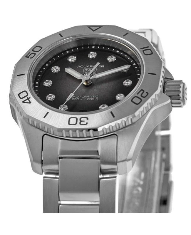 Tag Heuer Tag Heuer Aquaracer Professional 200 Date Black Diamond Dial Steel Women's Watch WBP2410.BA0622 2