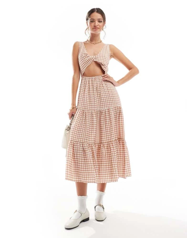 dissh campbell oyster midi dress Carmel Shoulder Sash Midi Dress Oyster