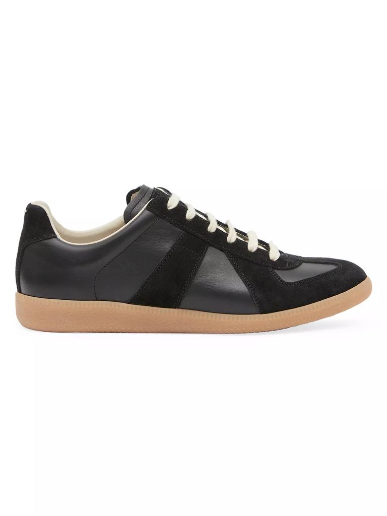 Maison Margiela Replica Leather & Suede Sneakers