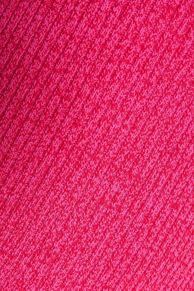 Ganni Marled ribbed-knit midi dress 4