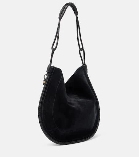 Isabel Marant Oskan Small suede shoulder bag 4