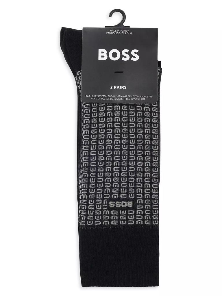 Hugo Boss Two-Pack of Regular-Length Socks