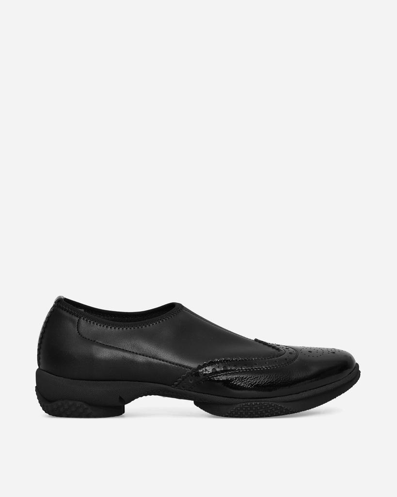 Kiko Kostadinov Sonia Slip On Brogue Shoes Onyx Black