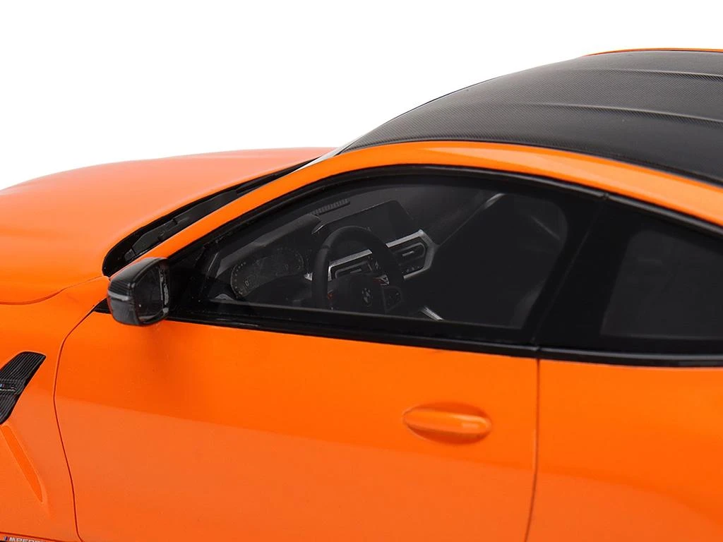 Top Speed BMW M4 M-Performance (G82) Fire Orange with Carbon Top 1/18 Model Car by 2