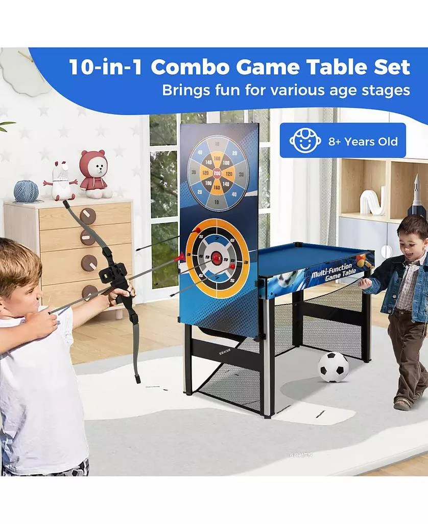 Mecale 10-in-1 Multi-Game Table Set with Table Tennis, Basketball 
Soccer 3