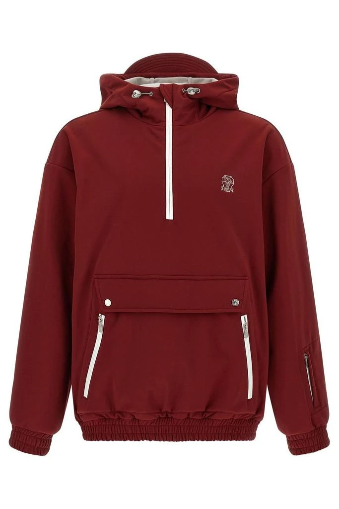 Brunello Cucinelli Drawstring Hooded Jacket