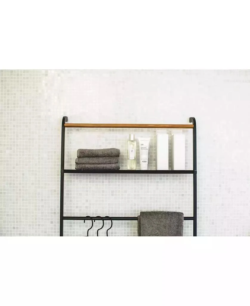 Yamazaki Tower Leaning Ladder With Shelf 5