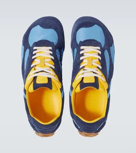 Bottega Veneta Orbit Flash suede-trimmed sneakers 4
