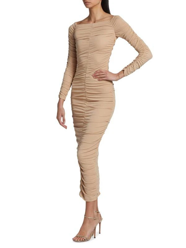Zeynep Arçay Ruched Body-Con Midi-Dress 3