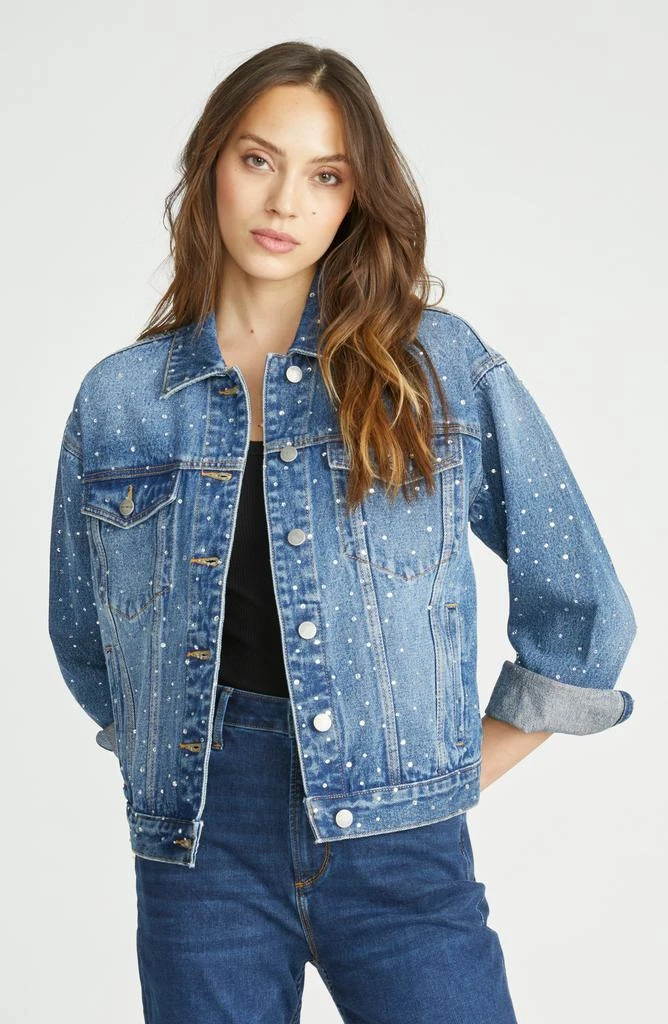 Driftwood x After Party Rhinestone Embellished Jean Jacket 6