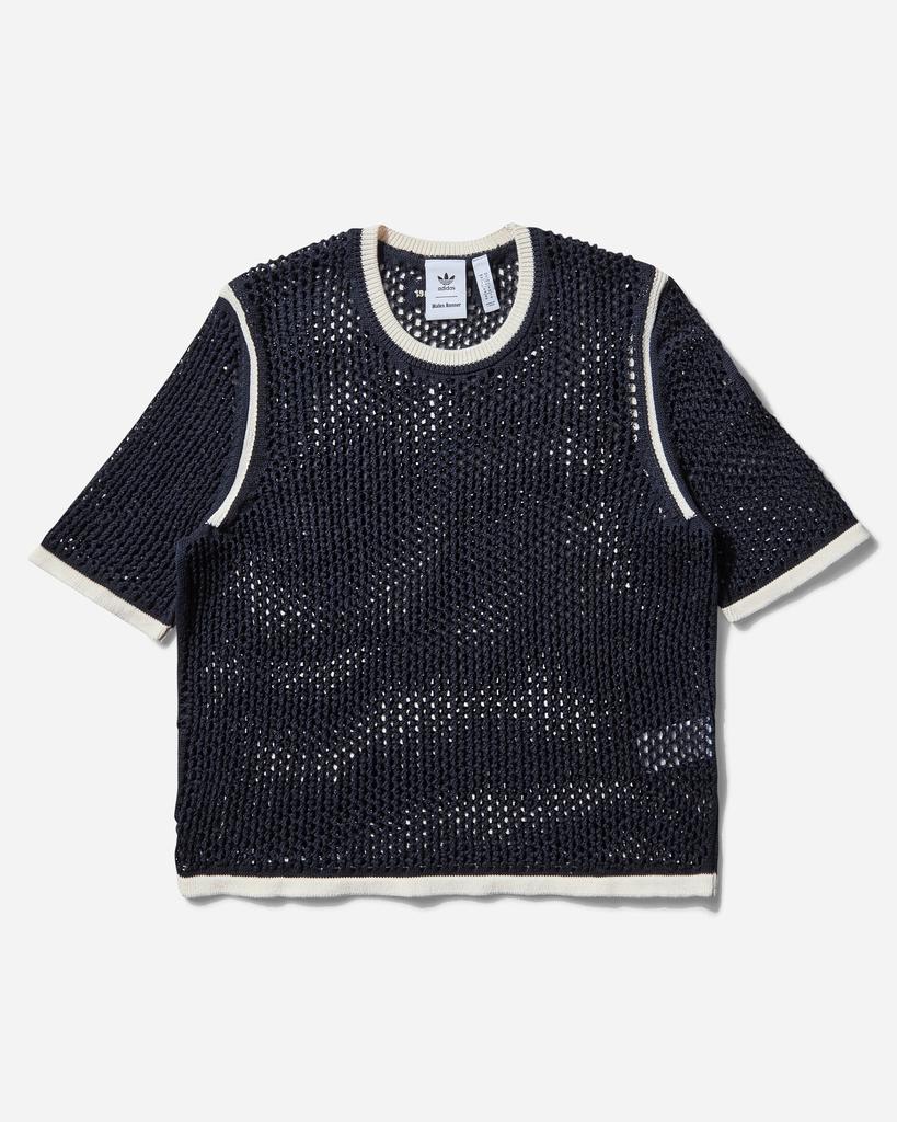 WALES BONNER Navy & Off-White 'Space' Long Sleeve T-Shirt