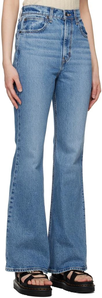 Levi's Blue 70s High Flare Jeans 2