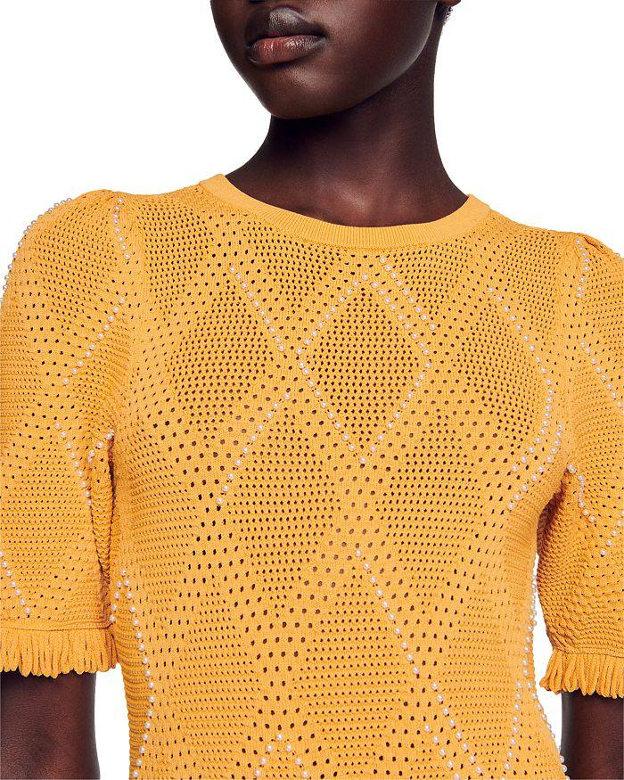 Sandro Gipsy Embellished Knit Dress