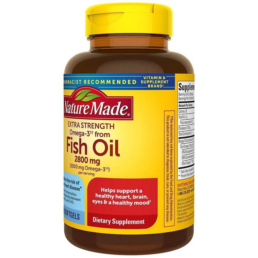 Nature Made Fish Oil 2800 mg Softgels 9