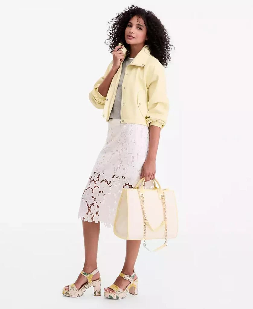 On 34th Women
s Cropped Faux-Leather Jacket, Macy
s Exclusive 7