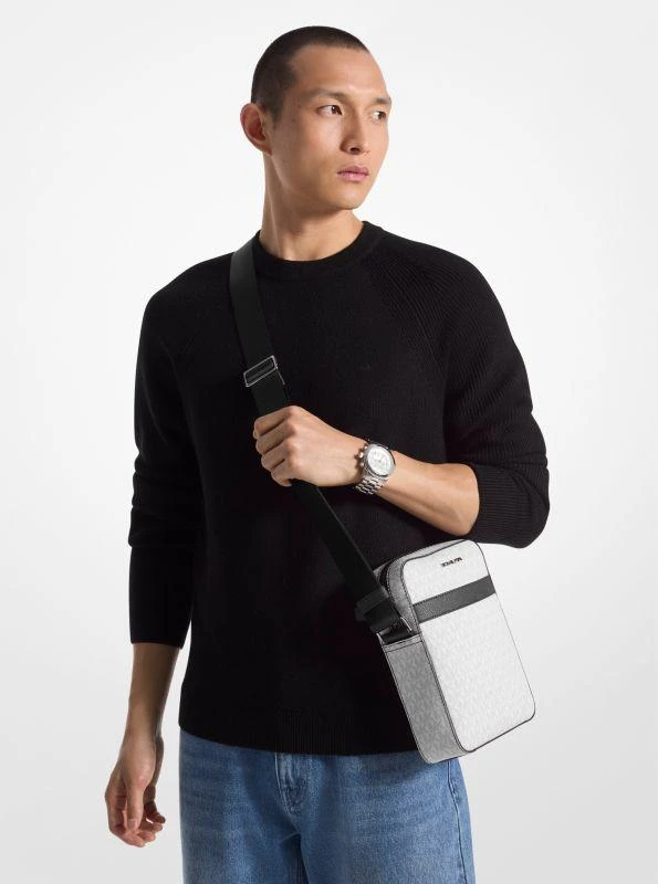Michael Kors Cooper Signature Logo Flight Bag 3