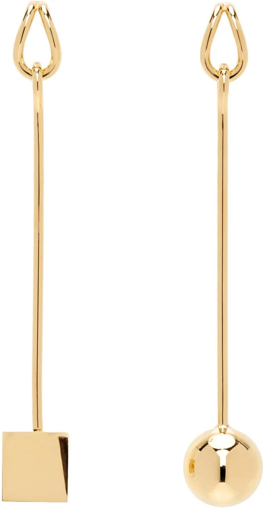 Jacquemus Gold La Casa 'Les boucles Nodo' Earrings 1