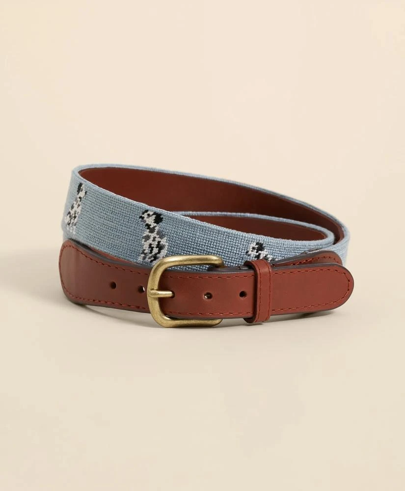 Brooks Brothers Smathers 
Branson Needlepoint Dalmatian Belt