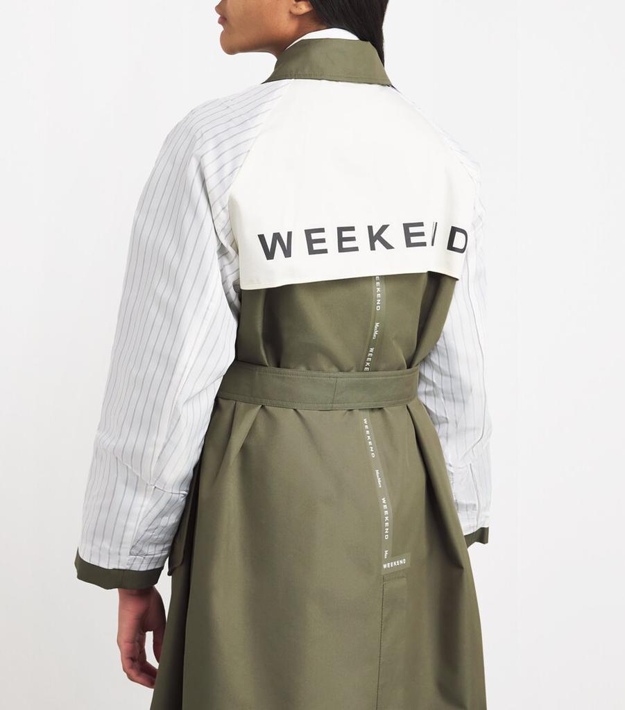 Weekend Max Mara Gabardine Reversible Trench Coat - Coats