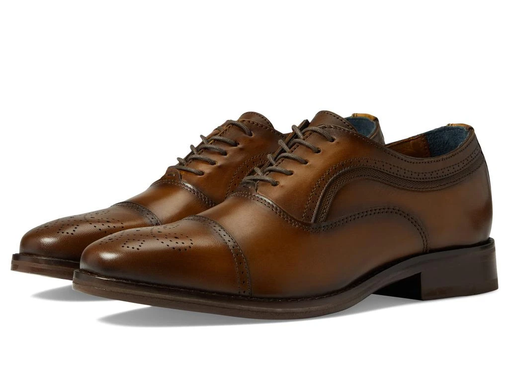 Johnston & Murphy Danridge Cap Toes Oxford Shoes Lace-up Leather Brown Tan 9 Danridge Cap Toe – On Sale Now with Up to 46% Off | Discover  main image 2