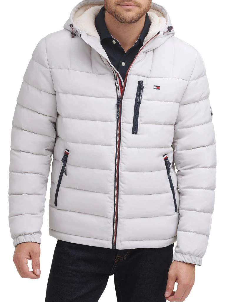 Tommy Hilfiger Faux Fur Hooded Puffer Jacket