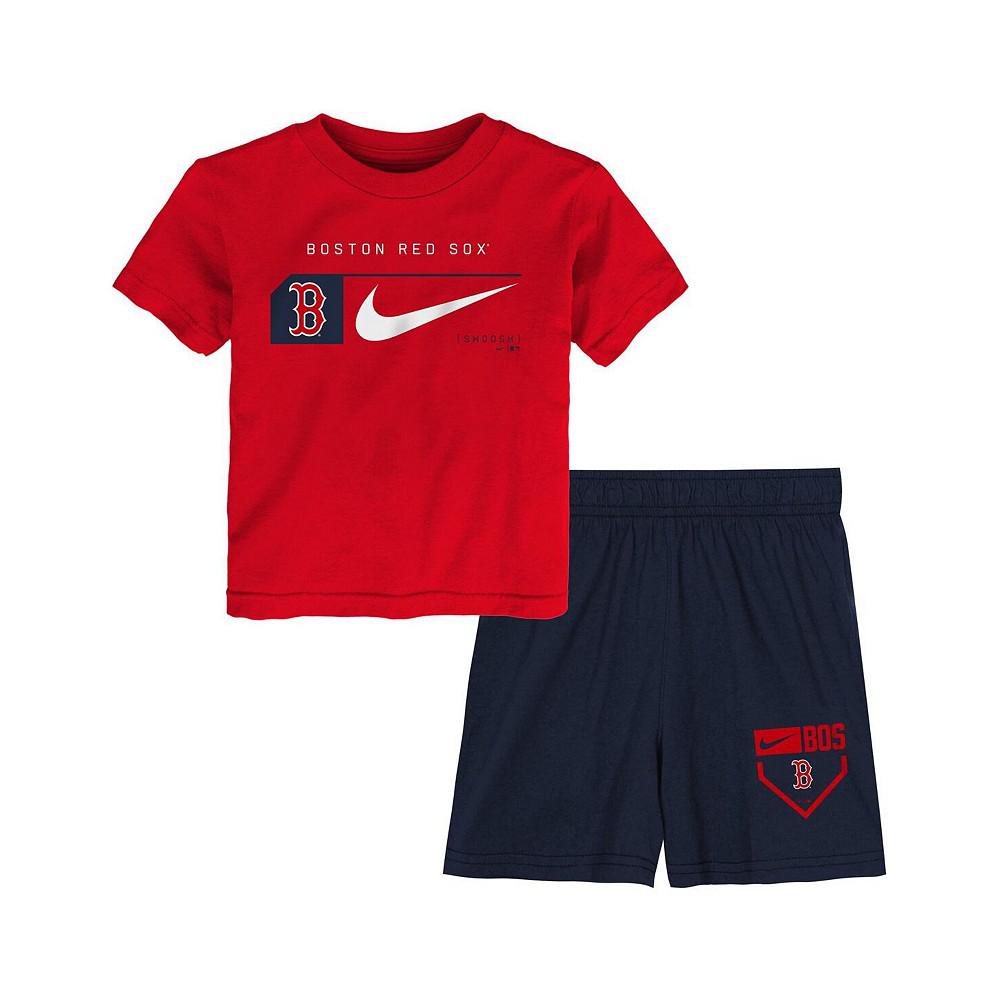 Nike Preschool Red/Navy Boston Red Sox Two-Piece T-Shirt Shorts Set
